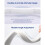 AUDBURN Neck Fan - USB - 3 Speeds - Oscillation - White 2