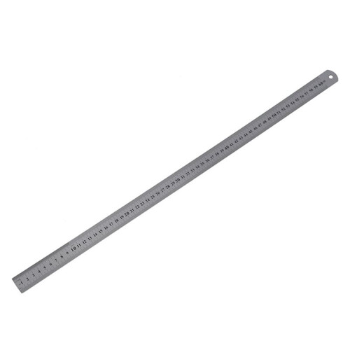 3pcs 60cm Stainless Metal Measuring Straight Ruler 1