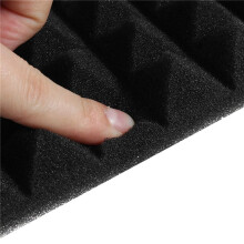 30 Pcs Acoustic Panels Foam Board Studio Sound-Absorbing Firewall Wedge Tiles Helps Reduce Echo and Unnecessary Noise