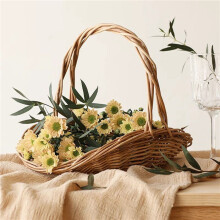 2X Picnic Basket Easter Candy Basket Wedding Flower Girl Baskets Fast Food Basket Woven Pantry Organizer