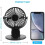 Mini Fan - USB - Portable - Silent - 360 Rotation - 2 Speeds 3