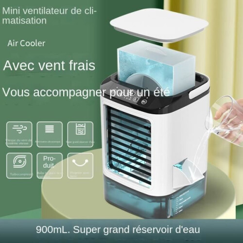Φορητή δεξαμενή AMOUNE - 900ml - 3 ταχύτητες - Τροφοδοτείται μέσω USB - Λευκή 2