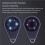 2pcs Digital Magnifying Glass 60/80/100X Rechargeable Pocket Microscope Convenient Compact Handheld Magnifier LED Light 7