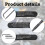 2X Double Pointed Scriber,Metal Scribe Tool Carbide Scribe Steel Point 5