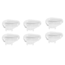 6Pc Car Side Baffle Indicatore di Direzione Luce Paralume Borsette Cover Housing Fit per 2002-2005