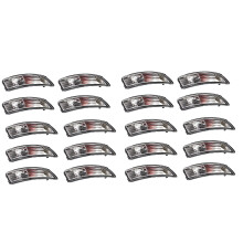 20X Right Turn Signal Lights Door Wing Mirror Indicator Cover Light for  Fiesta Mk8 2008-2016 Without Bulb