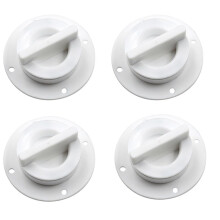 4X New Water Valve Deck Drain Scupper Drain Valve Outlet for Marine Boat Raft Yacht