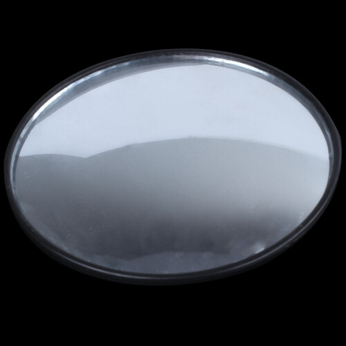 4 Pcs 95mm OD Adhesive Round Convex View Rear Mirror Mirror Side Mirror 2
