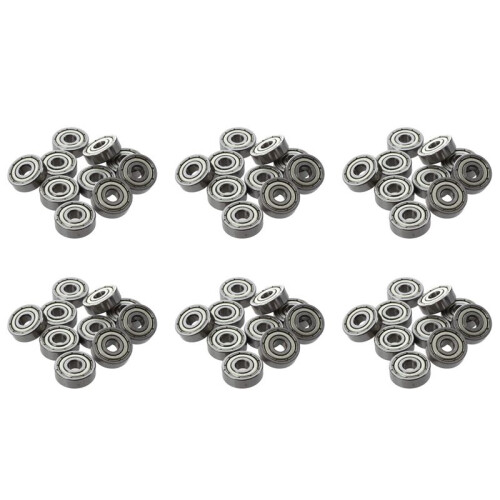 60 Pcs 625ZZ 5mm X 16mm X 5mm Shielded Deep  Radial  Bearing