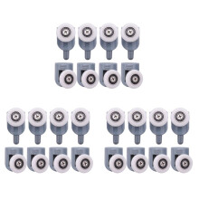 24Pc Shower Door Castors Rolls Shower Door Rollers Sliding Door Roller Guide Shower Replacement (Single Wheel)