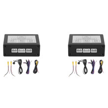2X Car Front View Camera Switcher Parking Camera Converter Front Rear View Video Channel Control Box