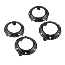 4PCS New Front Fog Light Lamp Black Cover Frame 6400A739 for Outlander 2007 2008 2009