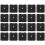 20X Clock Movement Mechanism with White Hour Minute Red Second Hand DIY Tools Kit 2