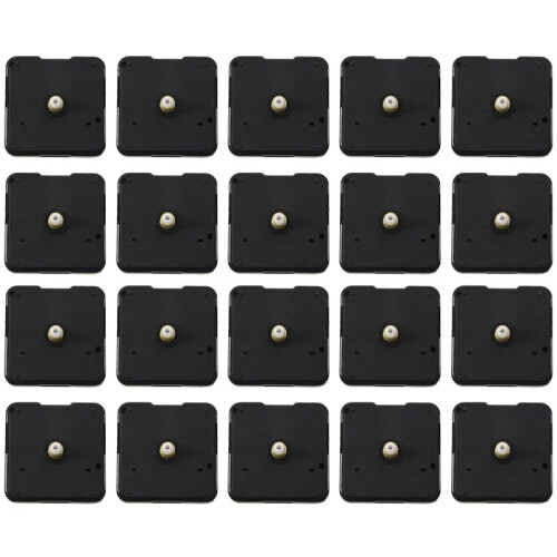20X Clock Movement Mechanism with White Hour Minute Red Second Hand DIY Tools Kit 1