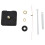 20X Clock Movement Mechanism with White Hour Minute Red Second Hand DIY Tools Kit 3