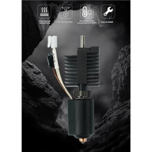 2X for Hotend Ceramic Heating Block Kit 0.4mm All-Metal Integrated Quick Swap Nozzle 3D Printer Parts