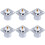6X UHF Female SO239 Panel Chassis Mount Flange Deck Mount Solder Cup RF Connector 1