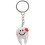 160 Pcs Keychain Key Ring Hang Tooth Shape Cute Dental Gift 5