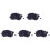 500 Pieces Black Plastic 5mm LED Clip Holder Display Panel Mount Cases 1