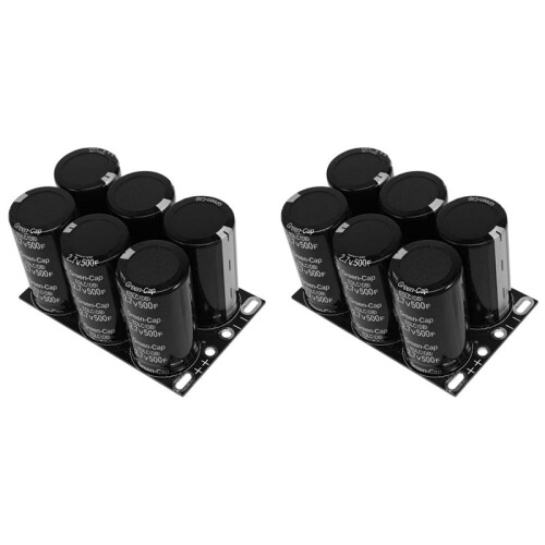 2X para Capacitor Farad 2.7V 500F com Capacitores de Placa Protetora
