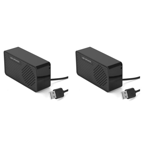 2X  USB Speaker Without Driver Sound Card Single Speaker Usb Speaker Computer Connected Amplifier Walkie-Talkie