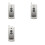 3X 433MHz Wireless Remote Control Learning Code EV1527 Module with Antenna /OFF 2 Button Control 1000M 1