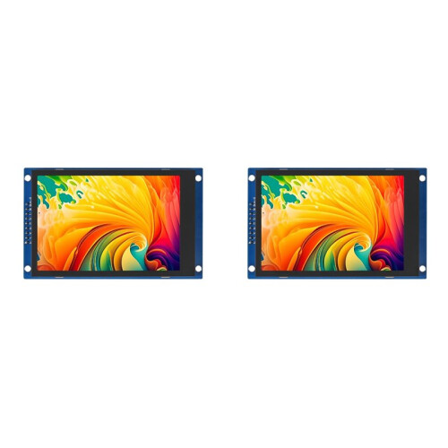 2X Módulo de Tela Sensível Ao Toque TFT de 3,5 Polegadas, Display LCD Shield 480x320, Painel de Display TFT LCD SPI