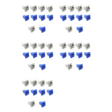50Pcs 3 PIN 20A 250V AC Powercon Connector Socket NAC3MPA-1 NAC3MPB-1 Output Connector and Grey White