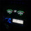 Voice-Activated Music Pointer LED Display with Adjustable Sensitivity Voice Controlled Music Spectrum 6