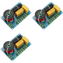 3X 200W 3 Way High Speaker Frequency Divider, Audio Splitter Filter Circuit Board for Home Theater DIY Speaker Crossover