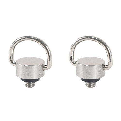 2X Dslr 1/4 Strap Camera Screw with D Ring Mount 1/4 Inch Quick Release Plate Screw Adapter