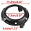 2Pcs Front Fog Light Lamp Cover Frame Accessories Fit for  Outlander Left&Right 6400A739 6