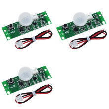 3X 3,7 V Lampe Solaire Panneau de Contrôle Capteur Module de Veilleuse Infrarouge Corps Humain Induction Solaire Circuit Imprimé