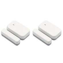 2X Sensore Porta TTLOCK Wireless A 2,4 GHz Rilevamento Contatto Porta Stato Finestra Aperta e Chiusa DS3 Funziona con L'App G2 TTLOCK