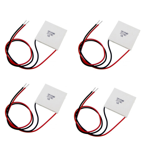 4pcs 40X40mm New Useful Simple Module Thermoelectric Generator Semiconductor High Temperature Power
