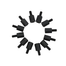 1000Pcs M3 Thread 8mm+6mm PCB Fixed Nylon Hex Standoff Spacer Pillar
