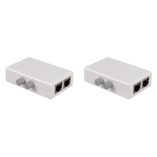 2X RJ45 Splitter Selector  2  Network  Freely Between Intranet & Extranet Network