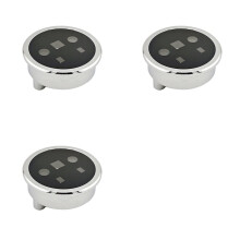 3X Módulo de Reconhecimento de Veias Faciais e Palmares com Lente Dupla FP002, Design Circular, com Sensor Infravermelho.