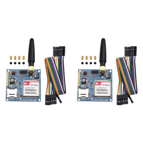 2X SIM900A SIM900  V4.0 Wireless Data Transmission Extension Module GSM GPRS Board Kit with Antenna for