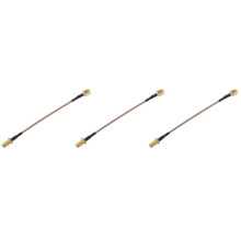 3X Adaptateur D'Antenne de Câble Coaxial Femelle À Mâle SMA 11 cm