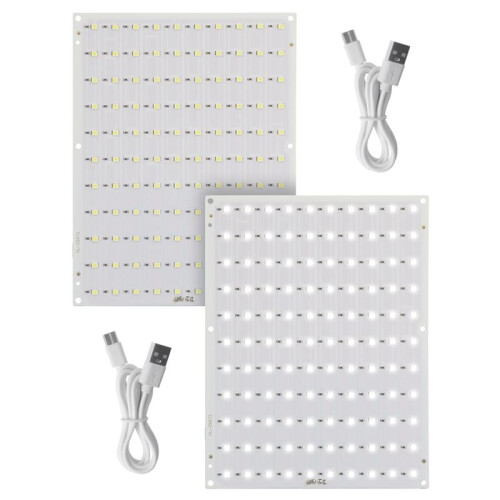 CMYK LED Backlight Board for  P1/X1/A1 Series 3D Printer,3D Printer Accessories PCB Lithophane Pane 4Pack 1