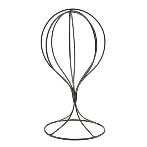 5 Pcs Hat Holder Hat Model Stand Tabletop Wig Cap Bonnet Display Stand Rack-Black 2