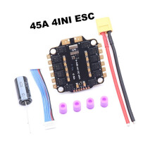 4INI 45A ESC Board Supporting 3-6S Brushless Motor Support DShot300 600/Multishot/Oneshot FPV UAV F4 Flight Control