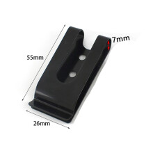 40 Pièces 56X25mm Double Trous Métal Ressort Ceinture Gaine Clip Fermoir Boucles Accessoires avec 8mm Capuchon Goujons Vis