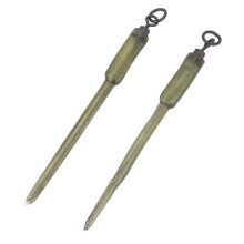 30Pcs Carp Fishing Connector Swivels PVA Tube Bags Stems Solid Bag Stems Lead Insert End Terminal Tackle