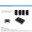 2X FJGEAR USB 4  Share  Switcher Selector Box Hub Sharing  Adapter for PC Scanner Printer Accessory 4