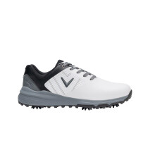 (9 UK, White/Black) Callaway Mens Cheviot Leather Golf Golf Shoes