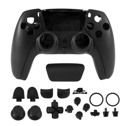 5X Repair Part for PS5 BDM-010 Controller Housing Shell Game Controller Shell Cover with Buttons Black 1