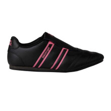 (6.5 UK, Black/Cerise) Slazenger Womens/Ladies Warrior Leather Trainers