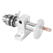 2X Tete de Centre de Tour En Direct avec Accessoires de Mandrin de Bricolage